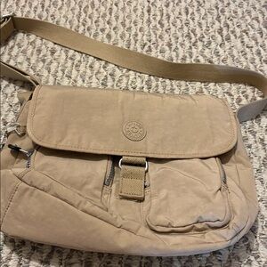 Kipling Beige/Tan Crossbody Bag/Purse